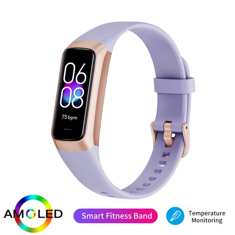 LIGE Amoled Smart Watch Men 2025 Smart Band Women Heart Rate Blood Smartwartch Waterproof Smart Bracelet Sport Fitness Tracker - Cozy & Co. Market