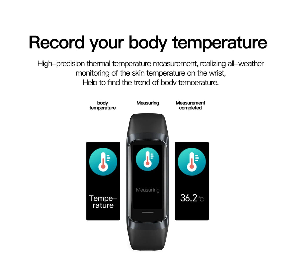 LIGE Amoled Smart Watch Men 2025 Smart Band Women Heart Rate Blood Smartwartch Waterproof Smart Bracelet Sport Fitness Tracker - Cozy & Co. Market