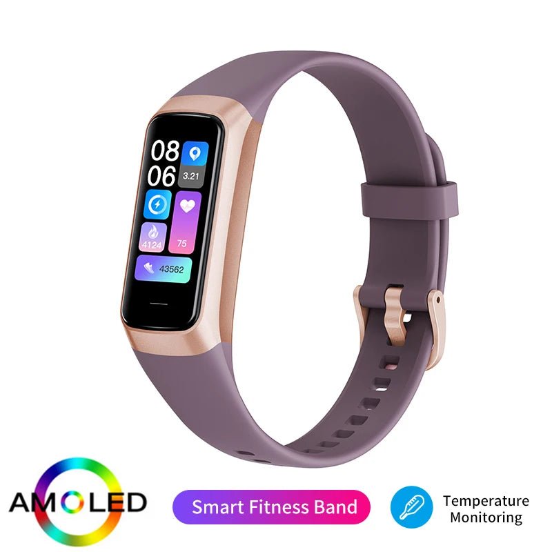 LIGE Amoled Smart Watch Men 2025 Smart Band Women Heart Rate Blood Smartwartch Waterproof Smart Bracelet Sport Fitness Tracker - Cozy & Co. Market