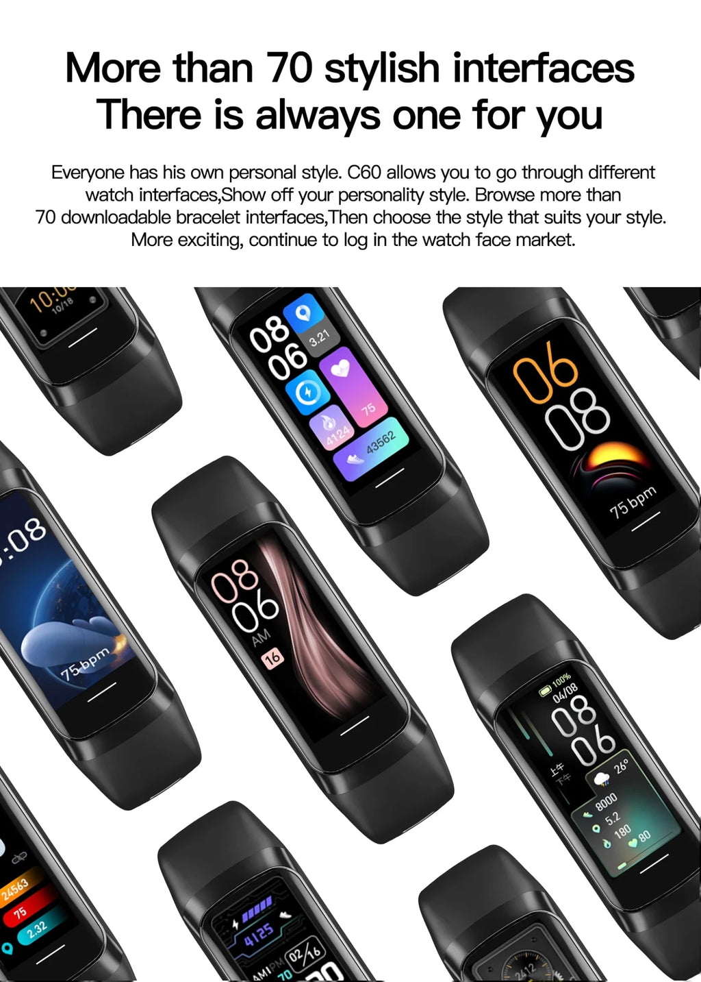 LIGE Amoled Smart Watch Men 2025 Smart Band Women Heart Rate Blood Smartwartch Waterproof Smart Bracelet Sport Fitness Tracker - Cozy & Co. Market