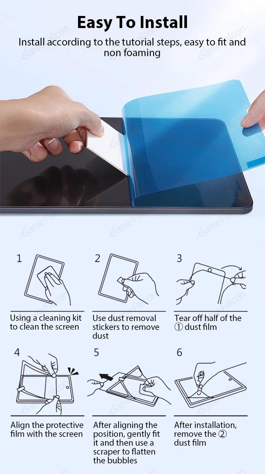 Like Paper Film Screen Protector For iPad Air 11 M3 A16 Pro 12.9 13 M4 M5 Air 3 4 5 10th 9th 8th Generation Mini 6 7 Accessories - Cozy & Co. Market