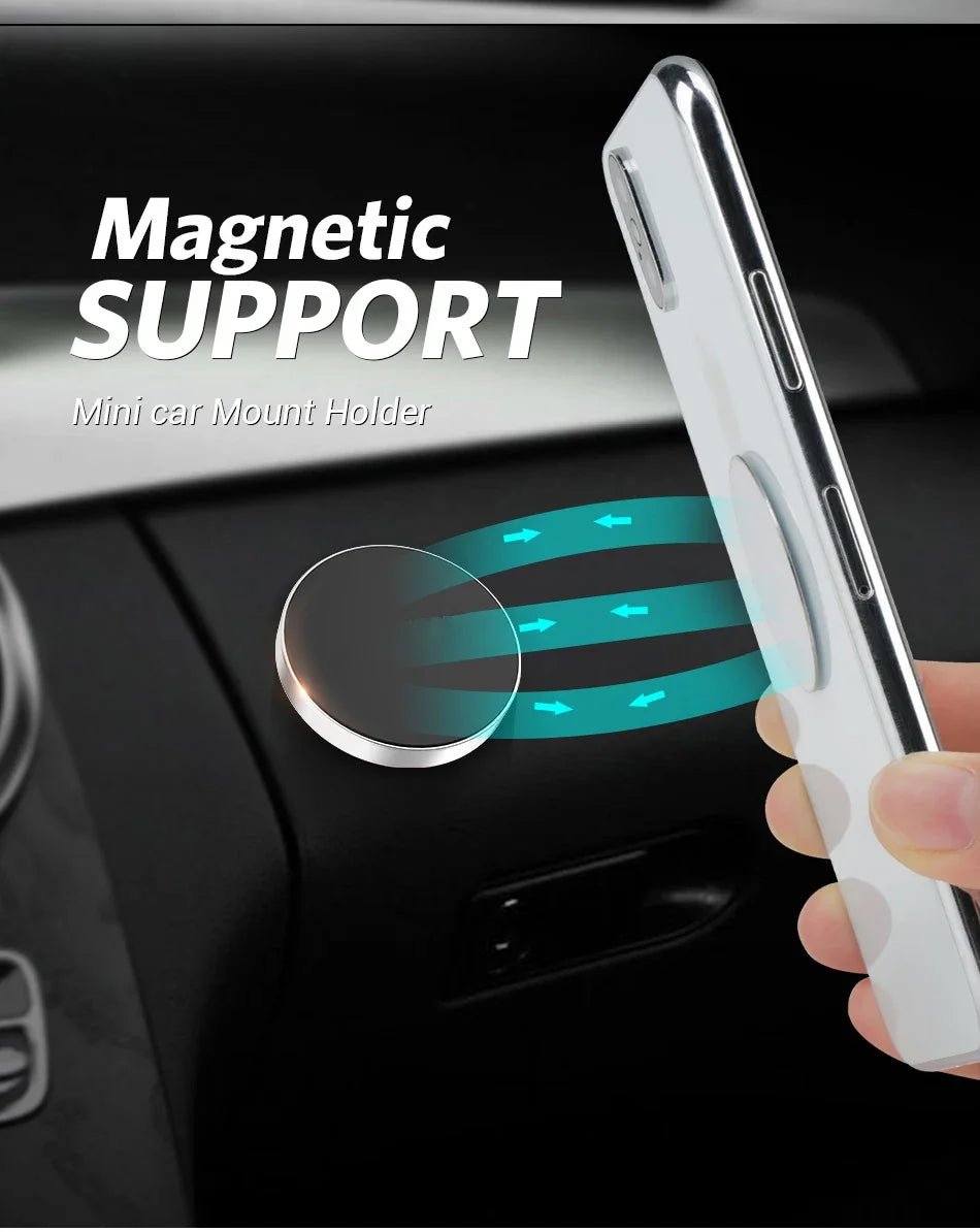 Magnetic Car Phone Holder Universal Car Phone Stand for iPhone Xiaomi Huawei Samsung Dashboard Wall Mounted Car Magnet Sticker - Cozy & Co. Market