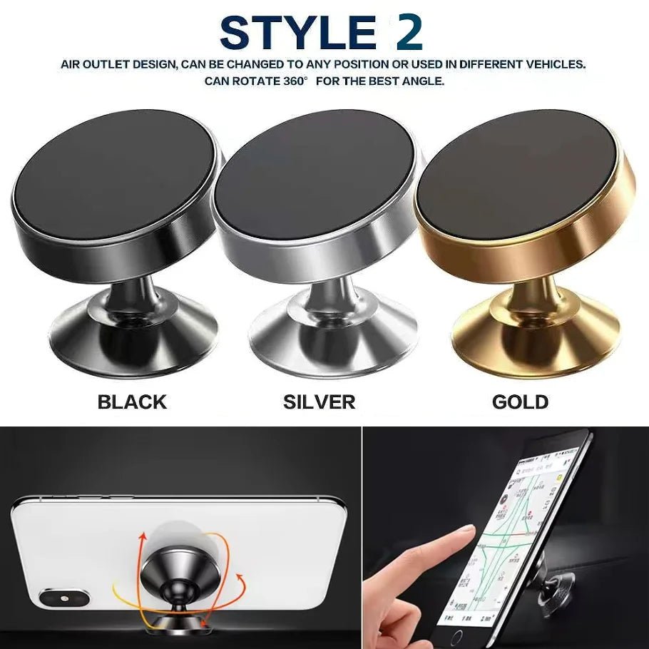 Magnetic Car Phone Holder Universal Car Phone Stand for iPhone Xiaomi Huawei Samsung Dashboard Wall Mounted Car Magnet Sticker - Cozy & Co. Market