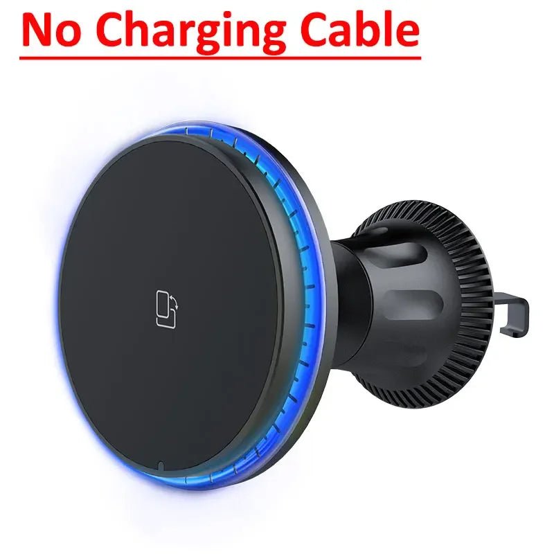 Magnetic Car Wireless Charger RGB For iPhone12 13 14 15 16 17 Pro Max Macsafe Car Phone Holder Stand Mount Fast Charging Station - Cozy & Co. Market