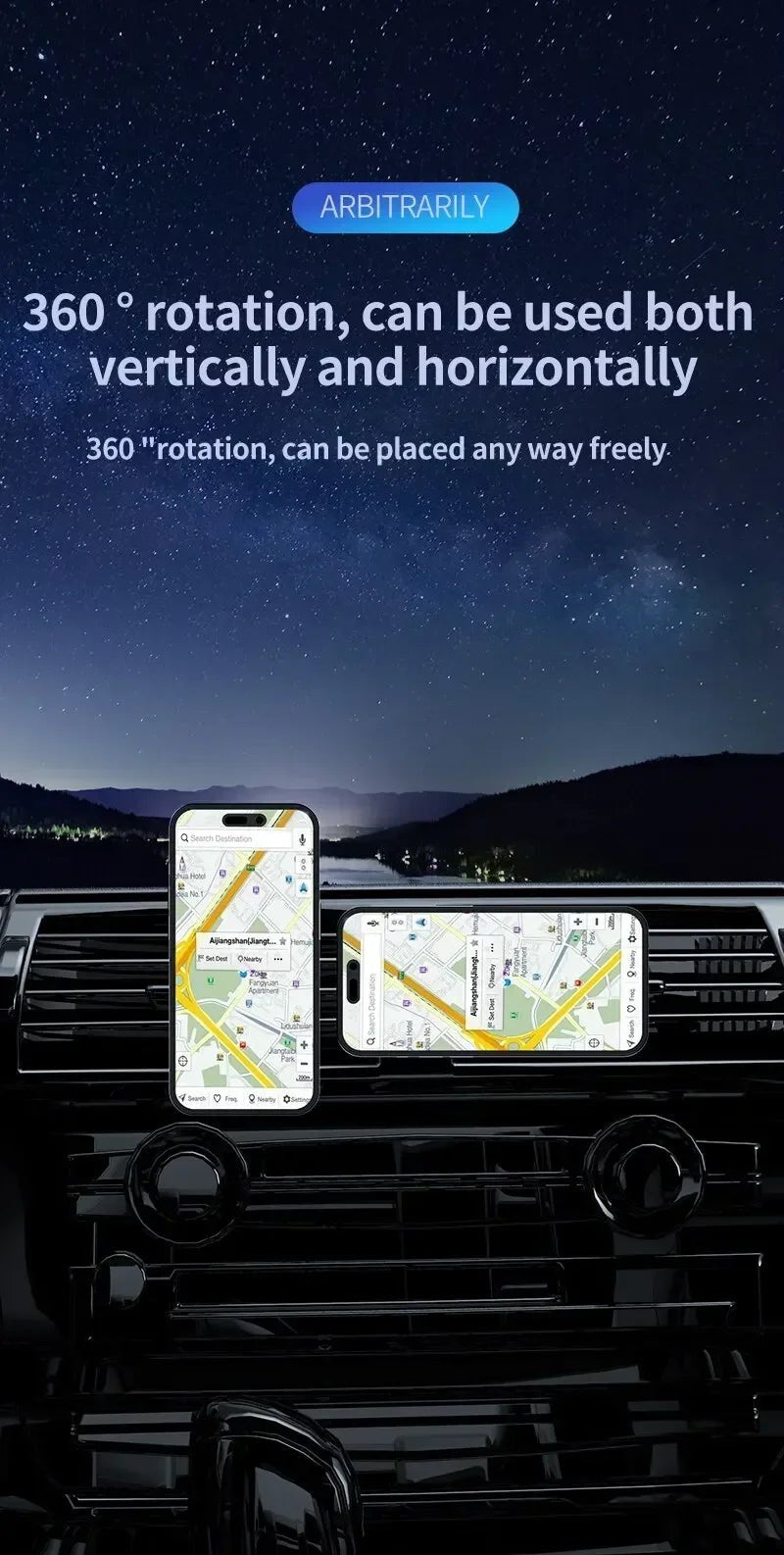 Magnetic Car Wireless Charger RGB For iPhone12 13 14 15 16 17 Pro Max Macsafe Car Phone Holder Stand Mount Fast Charging Station - Cozy & Co. Market