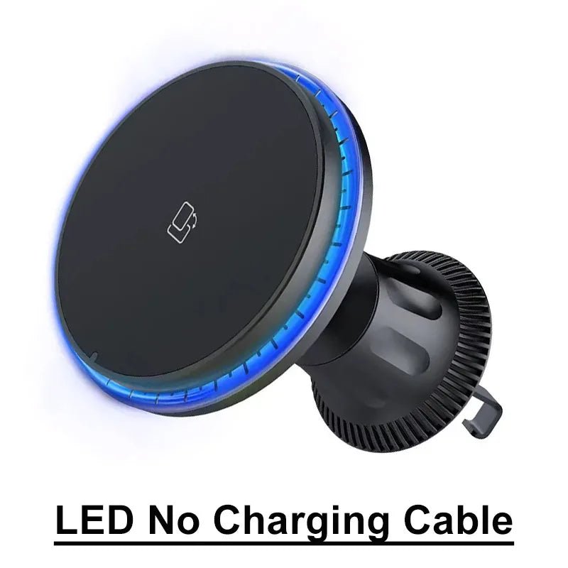 Magnetic Car Wireless Charger RGB For iPhone12 13 14 15 16 17 Pro Max Macsafe Car Phone Holder Stand Mount Fast Charging Station - Cozy & Co. Market