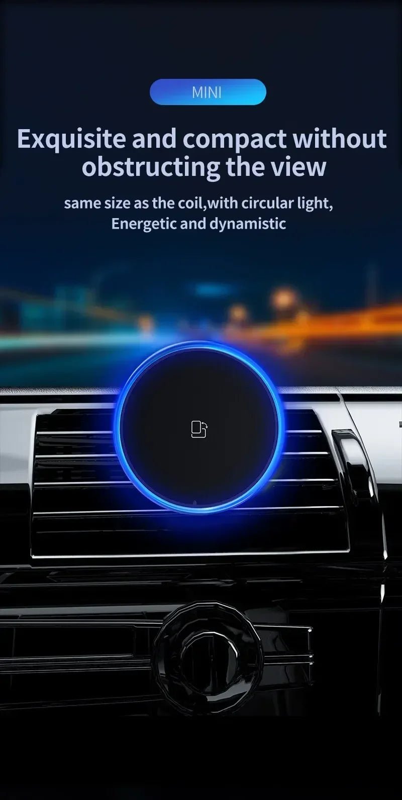 Magnetic Car Wireless Charger RGB For iPhone12 13 14 15 16 17 Pro Max Macsafe Car Phone Holder Stand Mount Fast Charging Station - Cozy & Co. Market
