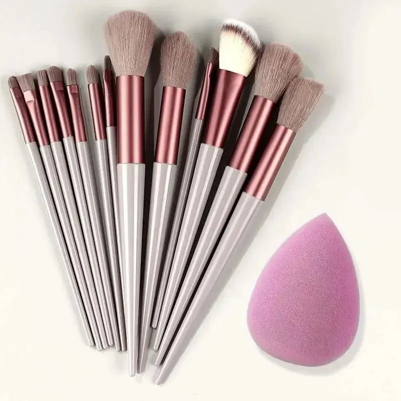 Makeup Brush Set Soft Fluffy Professiona Cosmetic Foundation Powder Eyeshadow Kabuki Blending Make Up Brush Beauty Tool Makeup - Cozy & Co. Market