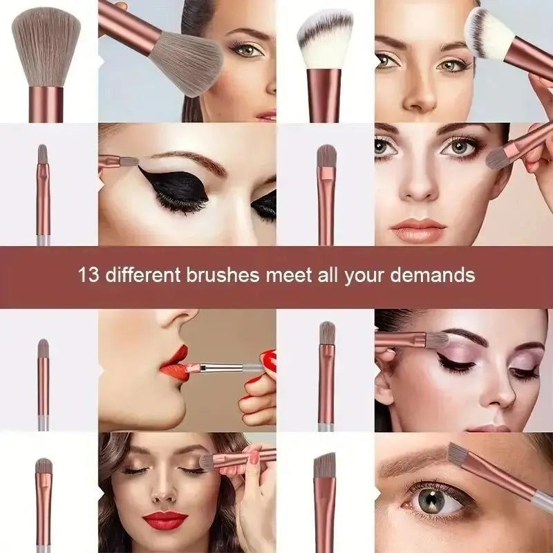 Makeup Brush Set Soft Fluffy Professiona Cosmetic Foundation Powder Eyeshadow Kabuki Blending Make Up Brush Beauty Tool Makeup - Cozy & Co. Market