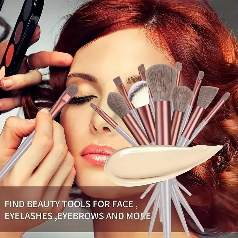 Makeup Brush Set Soft Fluffy Professiona Cosmetic Foundation Powder Eyeshadow Kabuki Blending Make Up Brush Beauty Tool Makeup - Cozy & Co. Market