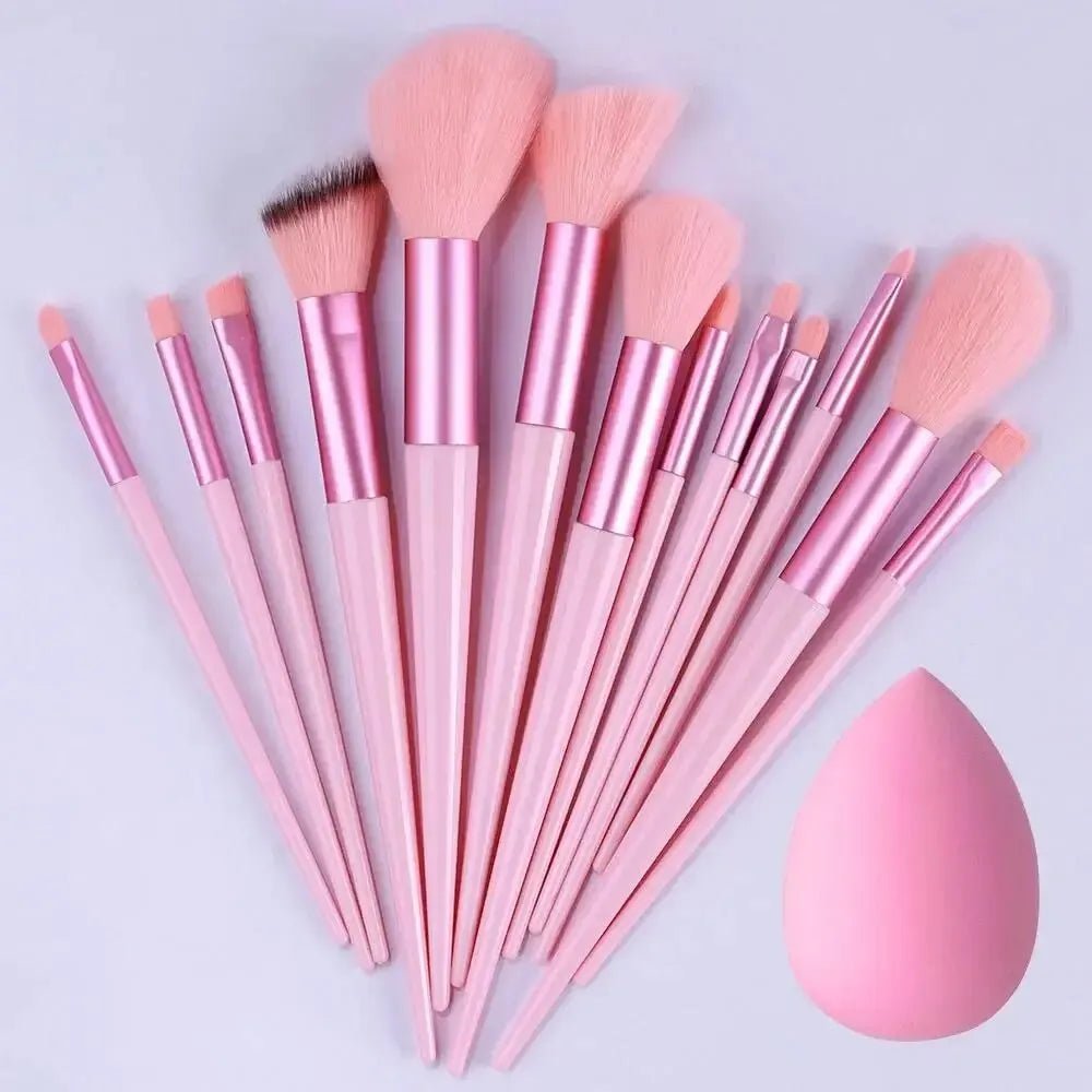 Makeup Brush Set Soft Fluffy Professiona Cosmetic Foundation Powder Eyeshadow Kabuki Blending Make Up Brush Beauty Tool Makeup - Cozy & Co. Market