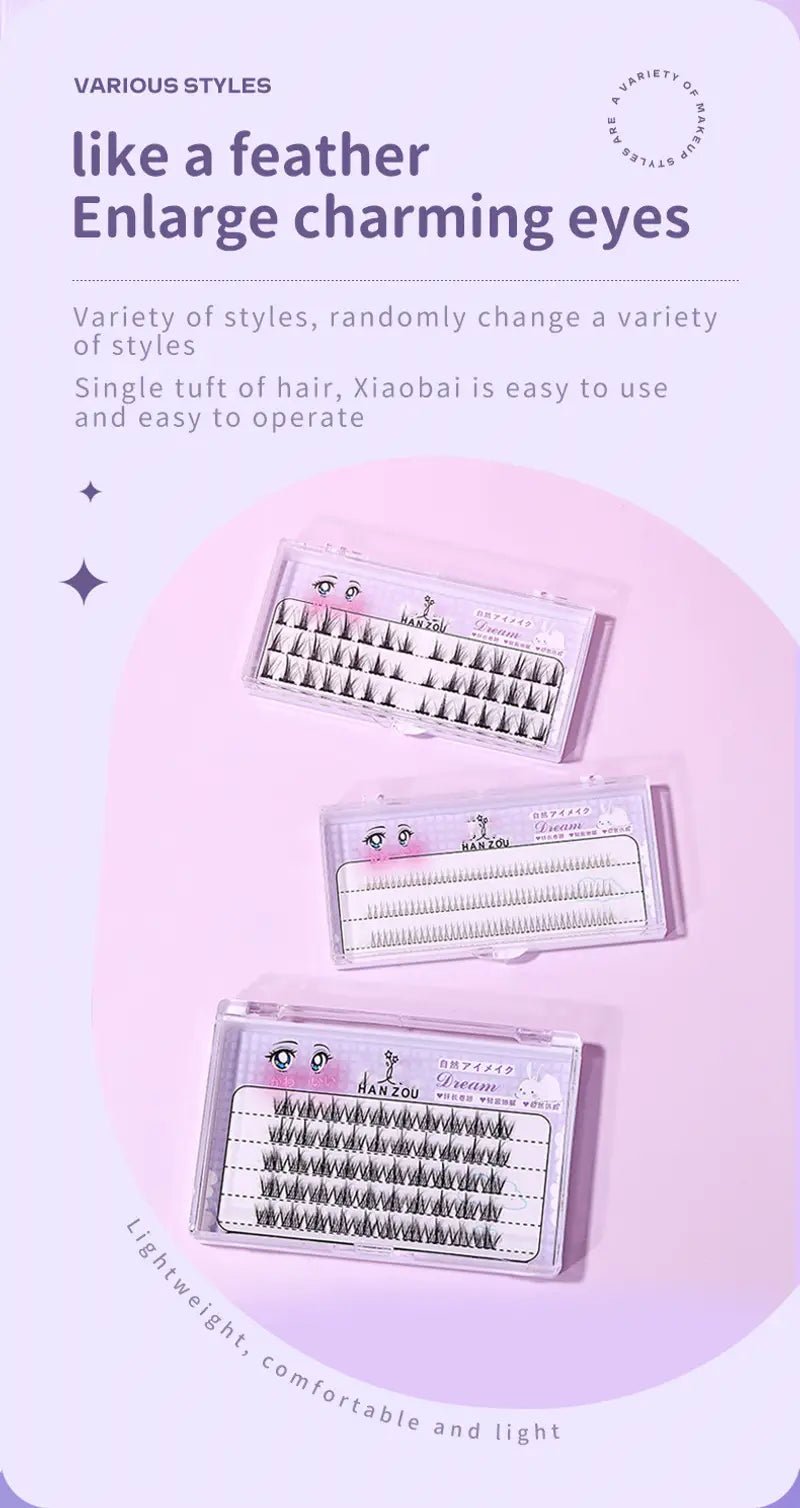 Manga Cluster Lashes for Natural Anime Cosplay Look - Cozy & Co. Market