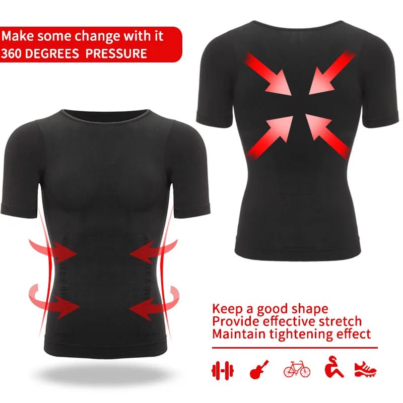 Men Slimming Body Shaper Belly Control Shapewear Man Shapers Modeling Underwear Waist Trainer Corrective Posture Vest Corset - Cozy & Co. Market