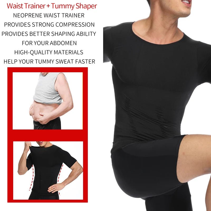 Men Slimming Body Shaper Belly Control Shapewear Man Shapers Modeling Underwear Waist Trainer Corrective Posture Vest Corset - Cozy & Co. Market