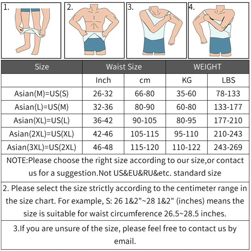 Men Slimming Body Shaper Belly Control Shapewear Man Shapers Modeling Underwear Waist Trainer Corrective Posture Vest Corset - Cozy & Co. Market