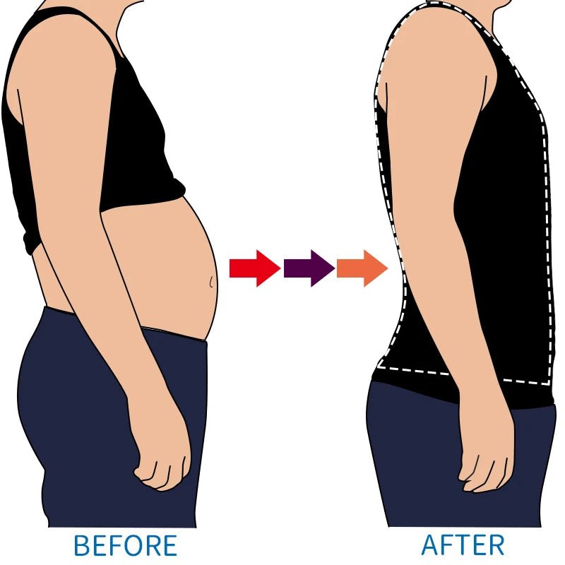Men Slimming Body Shaper Belly Control Shapewear Man Shapers Modeling Underwear Waist Trainer Corrective Posture Vest Corset - Cozy & Co. Market
