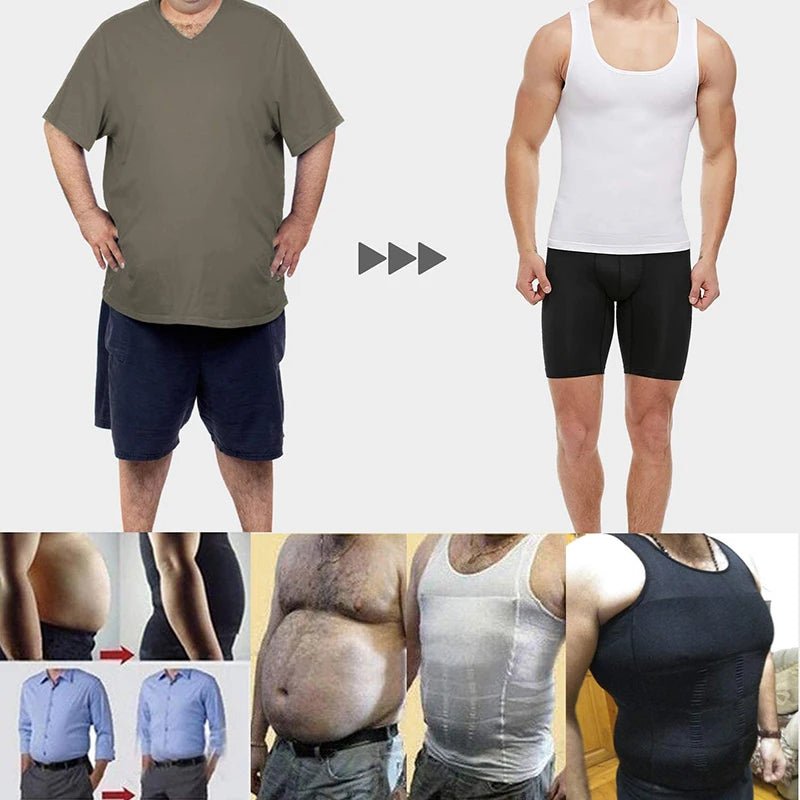 Men Slimming Body Shaper Belly Control Shapewear Man Shapers Modeling Underwear Waist Trainer Corrective Posture Vest Corset - Cozy & Co. Market