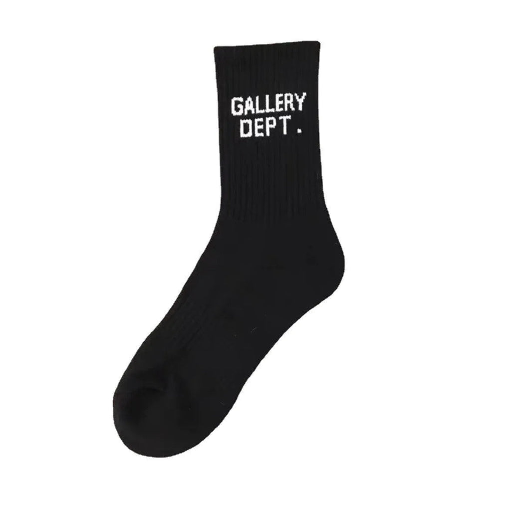 Men Women Graffiti Letter Street Art Socks Autumn Winter Cotton Towel Bottom Crew Length Breathable Casual Athletic Wear - Cozy & Co. Market