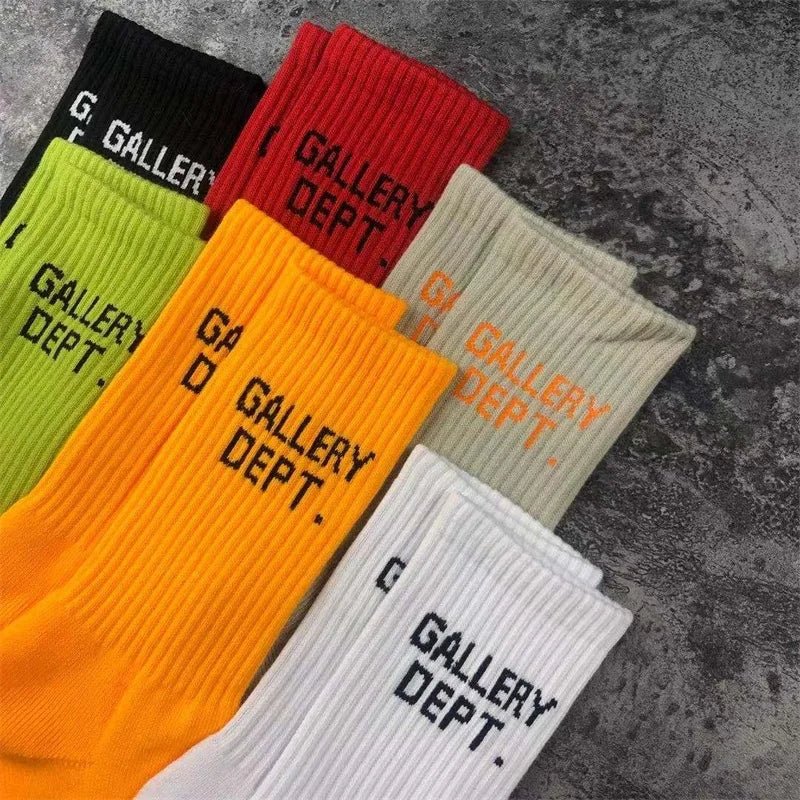 Men Women Graffiti Letter Street Art Socks Autumn Winter Cotton Towel Bottom Crew Length Breathable Casual Athletic Wear - Cozy & Co. Market