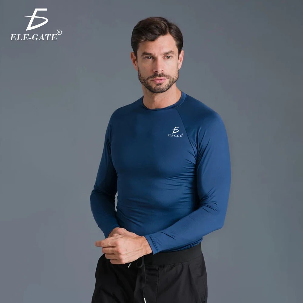 Men's Collarless Casual Shirts Sporty Style Breathable Compression Long Sleeve Spring Shirts Polyester/Cotton Size XXL - Cozy & Co. Market