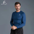 Men's Collarless Casual Shirts Sporty Style Breathable Compression Long Sleeve Spring Shirts Polyester/Cotton Size XXL - Cozy & Co. Market