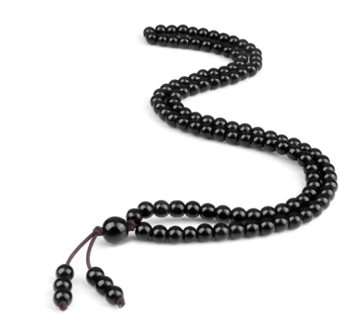 Men's Natural Stone Malachite 108 Beaded Necklace - Cozy & Co. Market