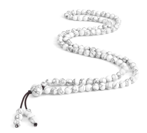 Men's Natural Stone Malachite 108 Beaded Necklace - Cozy & Co. Market