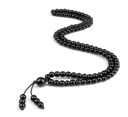 Men's Natural Stone Malachite 108 Beaded Necklace - Cozy & Co. Market