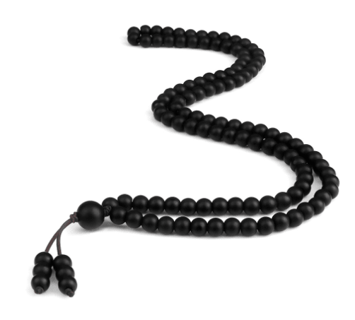Men's Natural Stone Malachite 108 Beaded Necklace - Cozy & Co. Market