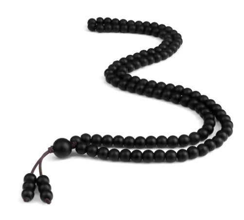 Men's Natural Stone Malachite 108 Beaded Necklace - Cozy & Co. Market