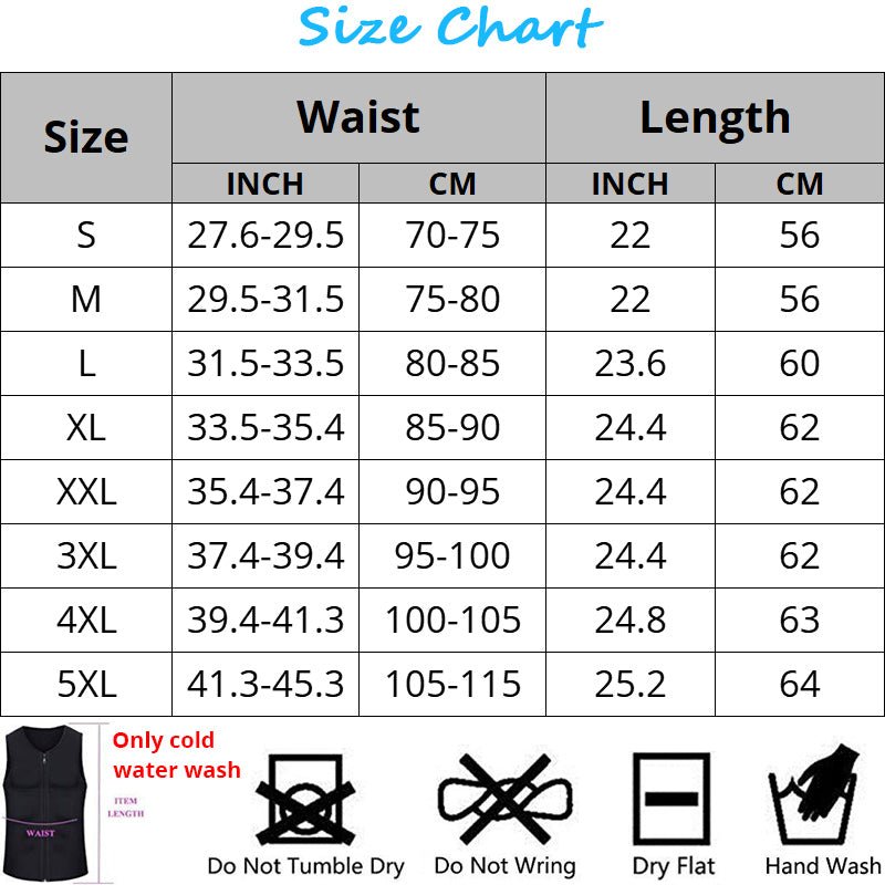 Men's Neoprene Waist Trainer Vest for Weight Loss - Cozy & Co. Market