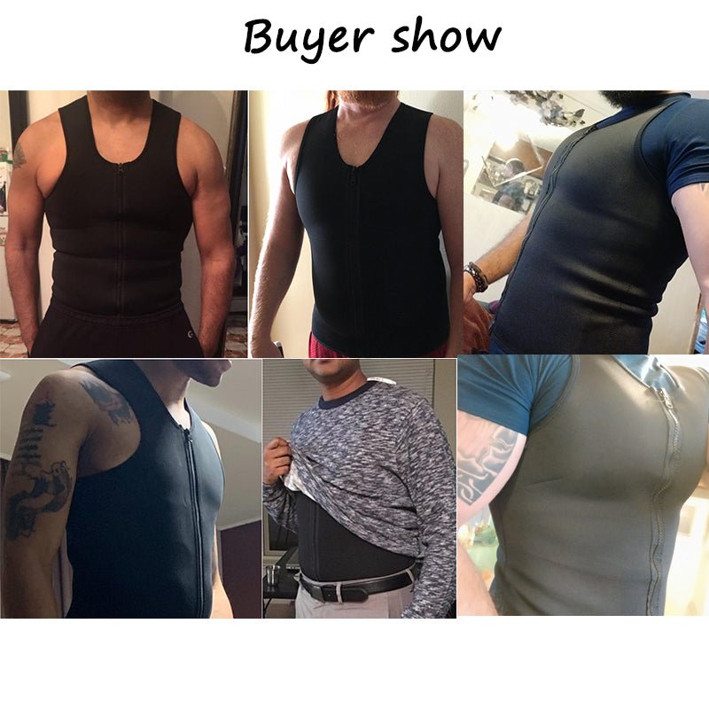 Men's Neoprene Waist Trainer Vest for Weight Loss - Cozy & Co. Market