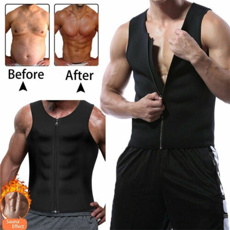Men's Neoprene Waist Trainer Vest for Weight Loss - Cozy & Co. Market
