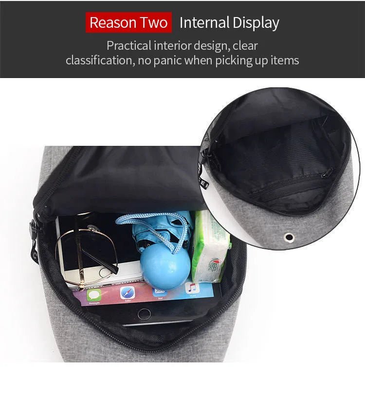 Men's Waterproof Large Capacity Fanny Pack, Adjustable Strap For Outdoor Activities, Travel Running, Hiking, And Cycling - Cozy & Co. Market