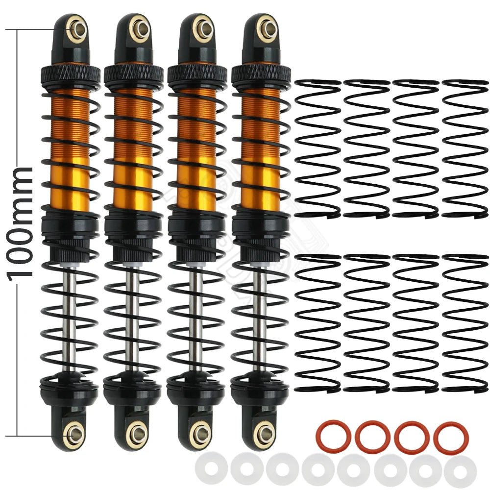 Metal 70mm 80mm 90mm 100mm 110mm 120mm Shock Absorber Oil Damper for 1/10 RC Crawler Car Axial SCX10 AXI03007 RBX10 D90 TRX4 - Cozy & Co. Market