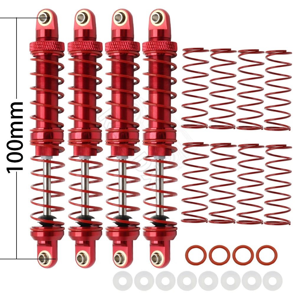 Metal 70mm 80mm 90mm 100mm 110mm 120mm Shock Absorber Oil Damper for 1/10 RC Crawler Car Axial SCX10 AXI03007 RBX10 D90 TRX4 - Cozy & Co. Market