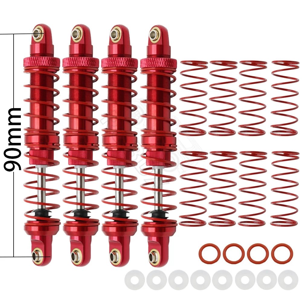 Metal 70mm 80mm 90mm 100mm 110mm 120mm Shock Absorber Oil Damper for 1/10 RC Crawler Car Axial SCX10 AXI03007 RBX10 D90 TRX4 - Cozy & Co. Market