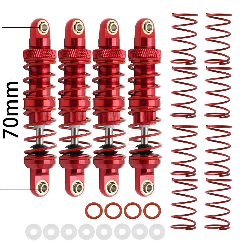 Metal 70mm 80mm 90mm 100mm 110mm 120mm Shock Absorber Oil Damper for 1/10 RC Crawler Car Axial SCX10 AXI03007 RBX10 D90 TRX4 - Cozy & Co. Market