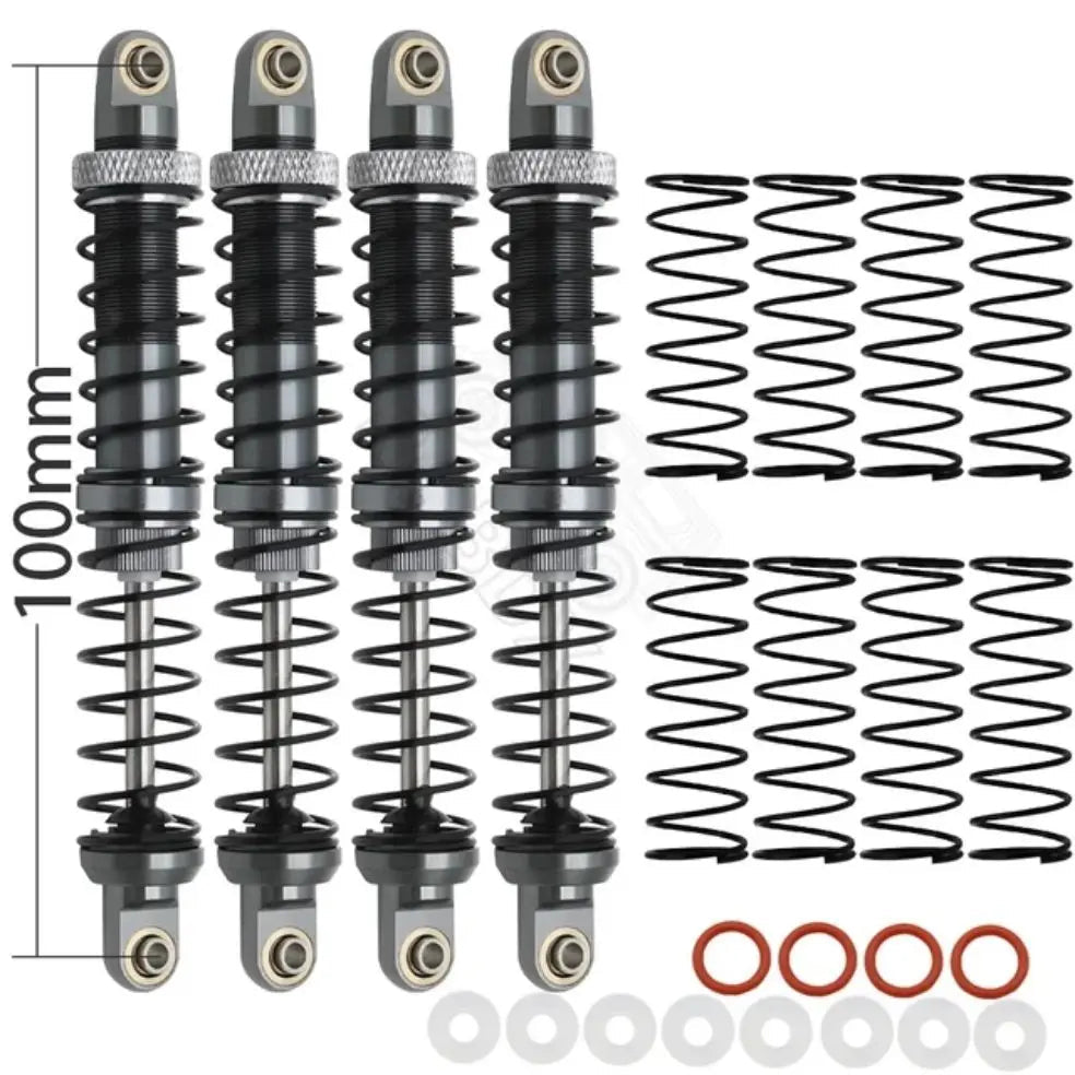 Metal 70mm 80mm 90mm 100mm 110mm 120mm Shock Absorber Oil Damper for 1/10 RC Crawler Car Axial SCX10 AXI03007 RBX10 D90 TRX4 - Cozy & Co. Market