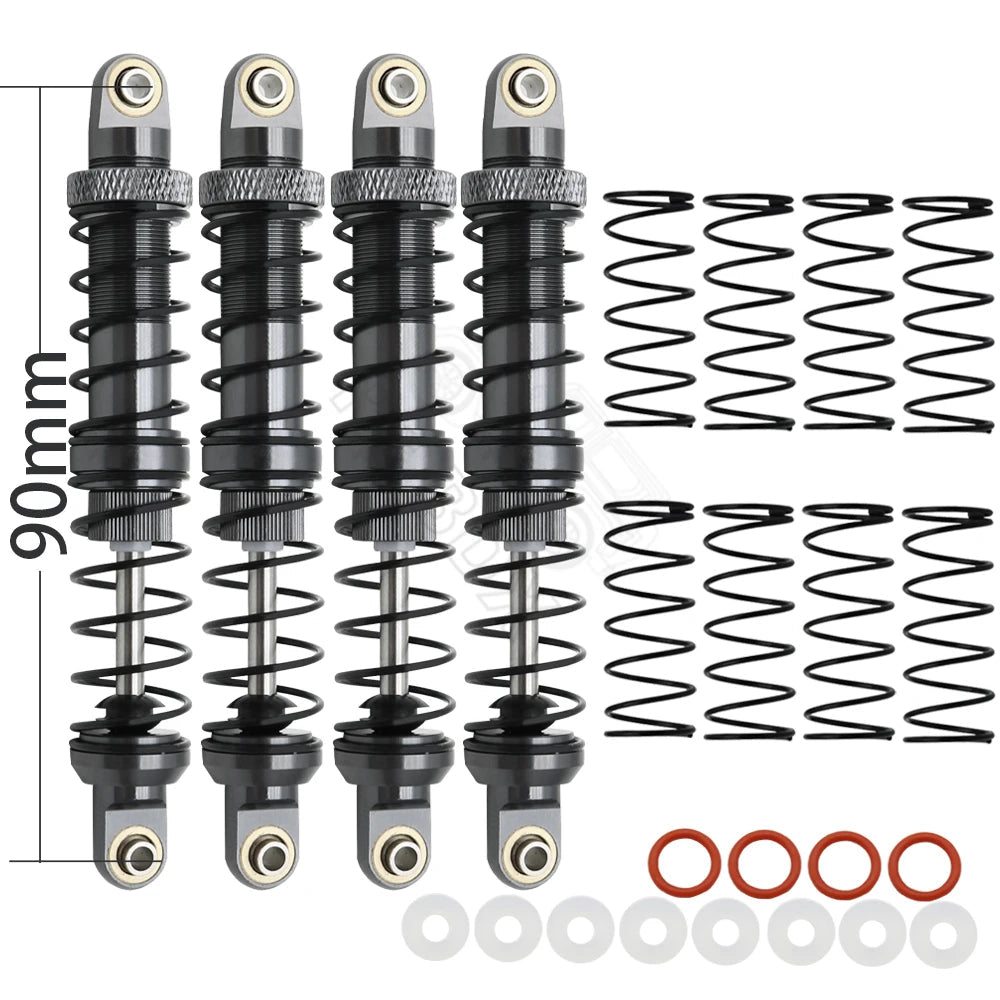 Metal 70mm 80mm 90mm 100mm 110mm 120mm Shock Absorber Oil Damper for 1/10 RC Crawler Car Axial SCX10 AXI03007 RBX10 D90 TRX4 - Cozy & Co. Market