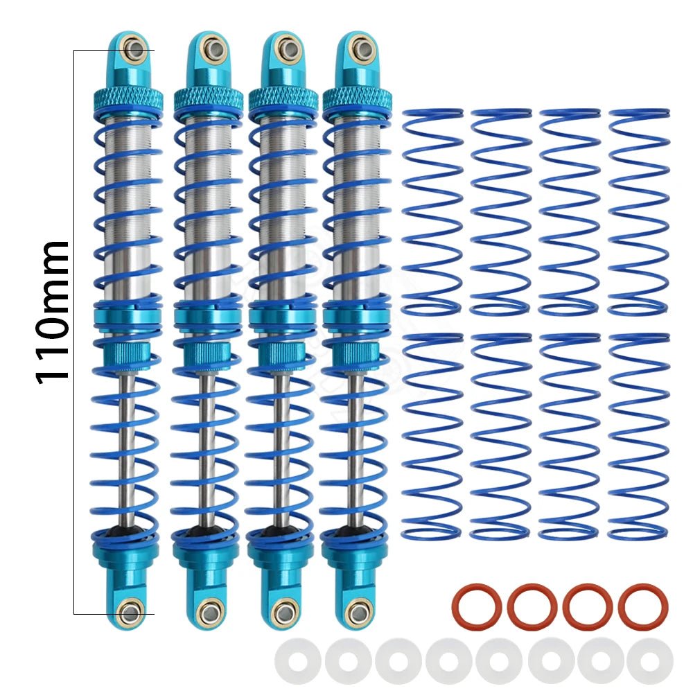 Metal 70mm 80mm 90mm 100mm 110mm 120mm Shock Absorber Oil Damper for 1/10 RC Crawler Car Axial SCX10 AXI03007 RBX10 D90 TRX4 - Cozy & Co. Market