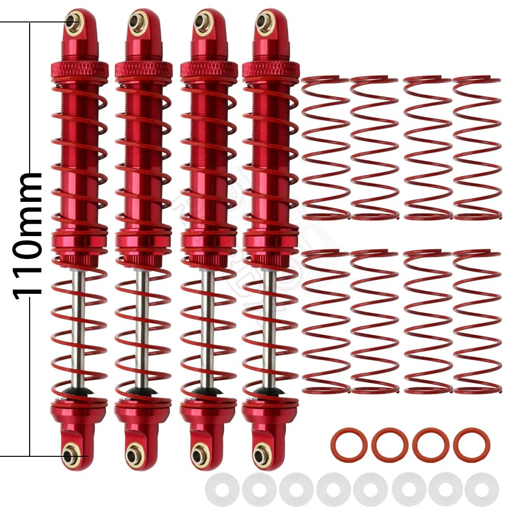 Metal 70mm 80mm 90mm 100mm 110mm 120mm Shock Absorber Oil Damper for 1/10 RC Crawler Car Axial SCX10 AXI03007 RBX10 D90 TRX4 - Cozy & Co. Market