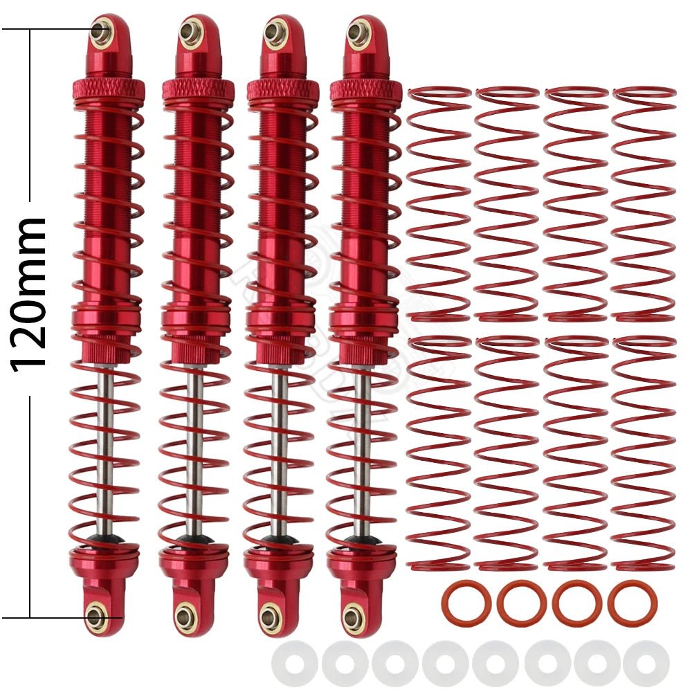 Metal 70mm 80mm 90mm 100mm 110mm 120mm Shock Absorber Oil Damper for 1/10 RC Crawler Car Axial SCX10 AXI03007 RBX10 D90 TRX4 - Cozy & Co. Market