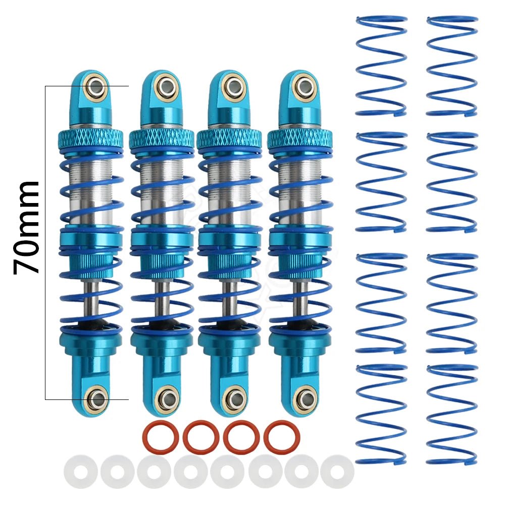 Metal 70mm 80mm 90mm 100mm 110mm 120mm Shock Absorber Oil Damper for 1/10 RC Crawler Car Axial SCX10 AXI03007 RBX10 D90 TRX4 - Cozy & Co. Market
