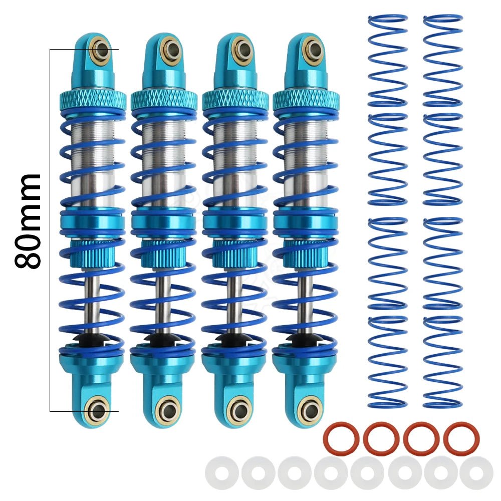 Metal 70mm 80mm 90mm 100mm 110mm 120mm Shock Absorber Oil Damper for 1/10 RC Crawler Car Axial SCX10 AXI03007 RBX10 D90 TRX4 - Cozy & Co. Market