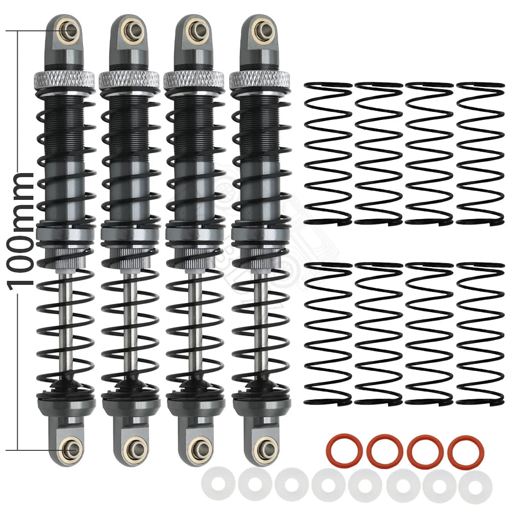 Metal 70mm 80mm 90mm 100mm 110mm 120mm Shock Absorber Oil Damper for 1/10 RC Crawler Car Axial SCX10 AXI03007 RBX10 D90 TRX4 - Cozy & Co. Market