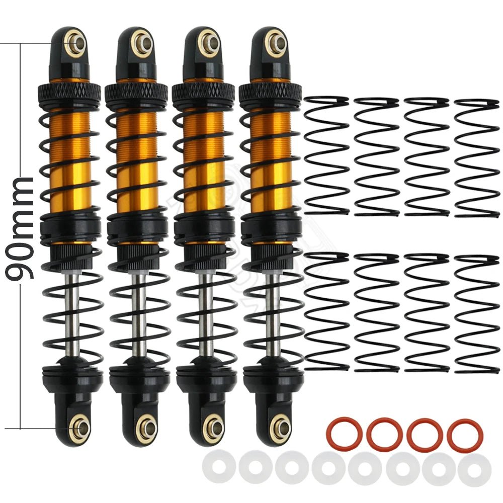 Metal 70mm 80mm 90mm 100mm 110mm 120mm Shock Absorber Oil Damper for 1/10 RC Crawler Car Axial SCX10 AXI03007 RBX10 D90 TRX4 - Cozy & Co. Market