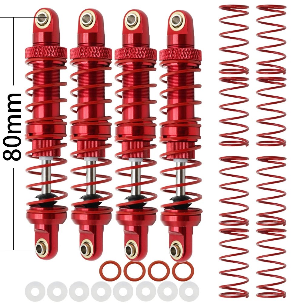 Metal 70mm 80mm 90mm 100mm 110mm 120mm Shock Absorber Oil Damper for 1/10 RC Crawler Car Axial SCX10 AXI03007 RBX10 D90 TRX4 - Cozy & Co. Market