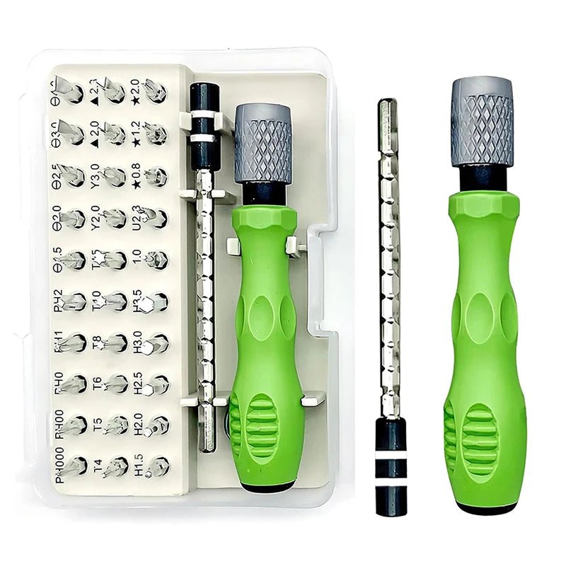 Mini 32-in-1 Precision Screwdriver Set Magnetic Phillips Bits Multifunctional Hand Repair Tool Kit for Phone Watch Glasses PC - Cozy & Co. Market