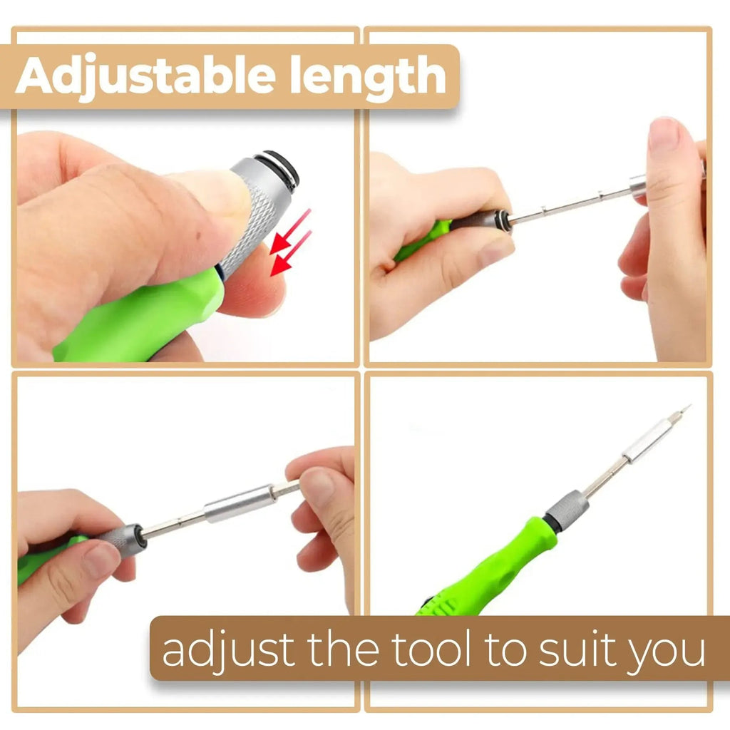 Mini 32-in-1 Precision Screwdriver Set Magnetic Phillips Bits Multifunctional Hand Repair Tool Kit for Phone Watch Glasses PC - Cozy & Co. Market